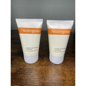 New Neutrogena Acne Therapy Solution Acne Control Lotion 2 Tubes READ